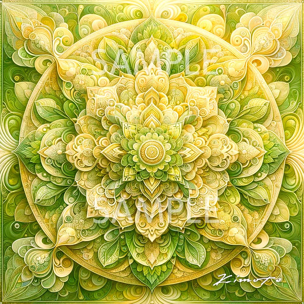 2025年の運気を上げる絵画 「薔薇とゴールドアイズ・グリーン